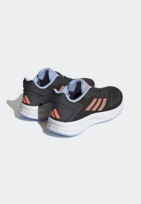 Tenis Running Negro-Blanco-Lila-Salmón adidas Performance Duramo 10