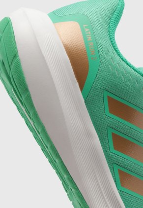 Tenis adidas Performance Latin Run 2.0 Verde