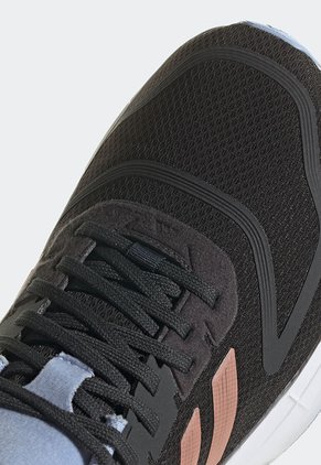 Tenis Running Negro-Blanco-Lila-Salmón adidas Performance Duramo 10