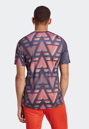 Camiseta Azul Navy-Celeste-Rojo adidas Performance Visitante Tiro