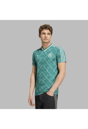 Camiseta Adidas Alemania Visitante 1990 - Verde