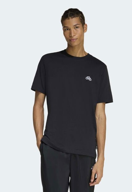 Camiseta adidas Sportswear Graphic Summer Slide Trim Negro