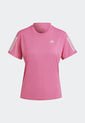 Camiseta Fucsia-Blanco adidas Performance Own The Run de adidas Performance