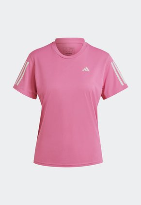 Camiseta Fucsia-Blanco adidas Performance Own The Run