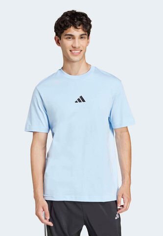Camiseta adidas Sportswear Essentials Celeste adidas Performance