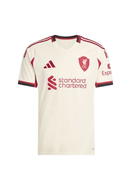 Adidas Performance Camiseta Adidas Hombre Liverpool FC 25/26 Segunda Equipación - Blanco - Rojo Camiseta
