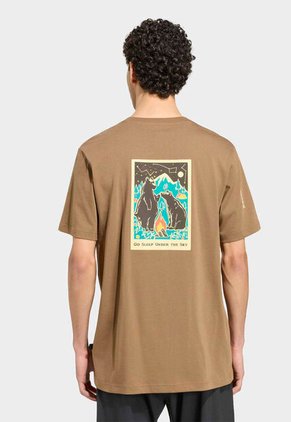 Camiseta adidas TERREX Graphic Camper Café