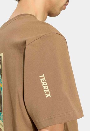 Camiseta adidas TERREX Graphic Camper Café