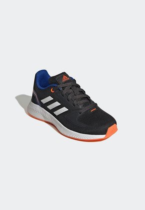 Tenis Running Negro-Blanco-Naranja-Azul adidas Performance Runfalcon 2.0