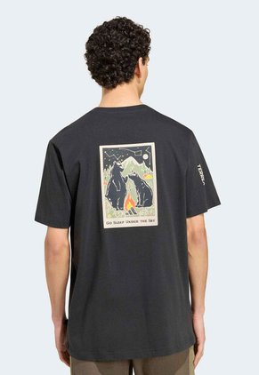 Camiseta adidas TERREX Graphic Camper Negro