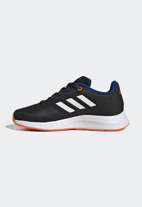 Tenis Running Negro-Blanco-Naranja-Azul adidas Performance Runfalcon 2.0