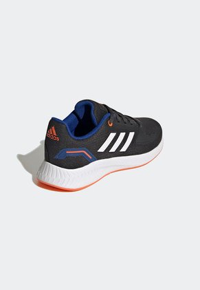 Tenis Running Negro-Blanco-Naranja-Azul adidas Performance Runfalcon 2.0