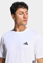 Camiseta adidas Performance Essentials Base 3 Rayas Blanco de adidas Performance