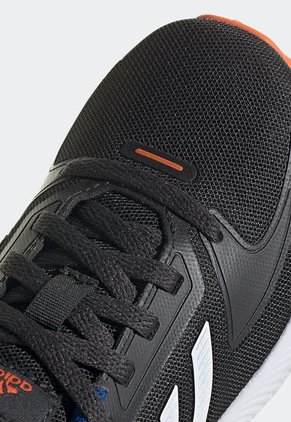 Tenis Running Negro-Blanco-Naranja-Azul adidas Performance Runfalcon 2.0