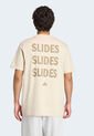 Camiseta adidas Sportswear Summer Slide Multiplicity Beige de adidas Performance