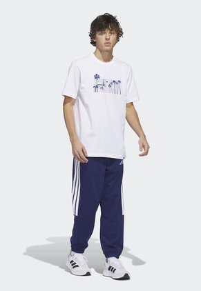 Camiseta adidas Sportswear Graphic Summer Sunset Blanco