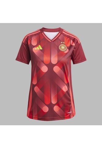 Camiseta Adidas Mujer 2da Alemania 25 (Equipo Femenino)-Rojo adidas Performance