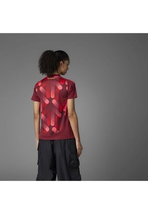 Camiseta Adidas Mujer 2da Alemania 25 (Equipo Femenino)-Rojo