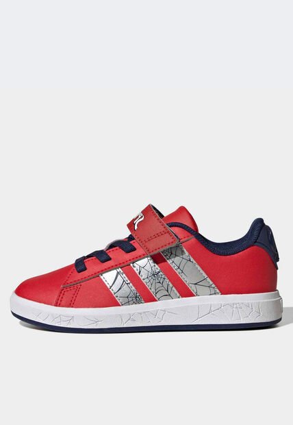 Tenis Lifestyle adidas Sportswear Grand Court Marvel Spider-Man Rojo