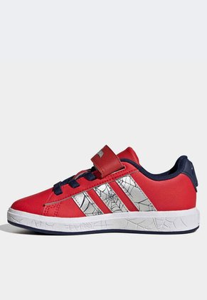 Tenis Lifestyle adidas Sportswear Grand Court Marvel Spider-Man Rojo