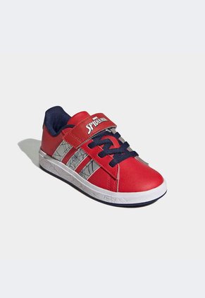Tenis Lifestyle adidas Sportswear Grand Court Marvel Spider-Man Rojo
