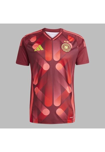 Camiseta Adidas Mujer 2da De Alemania 25(Sele Mujer)-Rojo