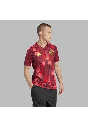 Camiseta Adidas Mujer 2da De Alemania 25(Sele Mujer)-Rojo
