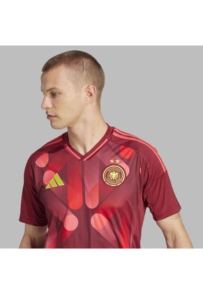 Camiseta Adidas Mujer 2da De Alemania 25(Sele Mujer)-Rojo