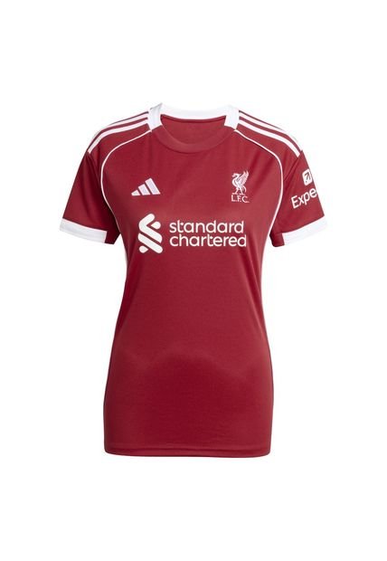 Adidas Performance Camiseta Adidas Mujer Liverpool FC 25/26 Home - Rojo - Blanco Camiseta