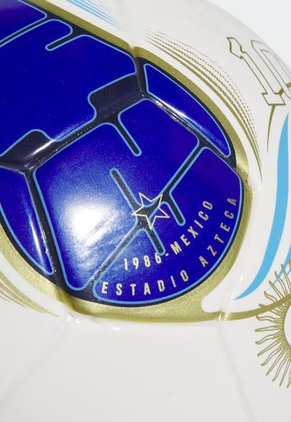 Balón de Fútbol Blanco-Azul-Dorado adidas Performance Messi Mini Ball