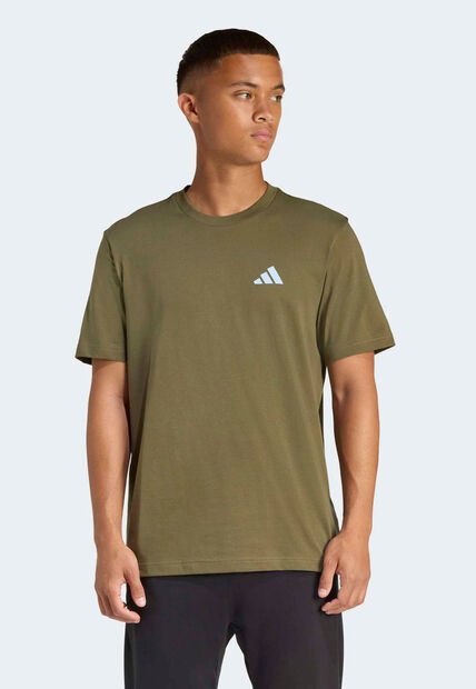 Camiseta adidas Sportswear Graphic Outdoor Mountain Biking Verde Oliva
