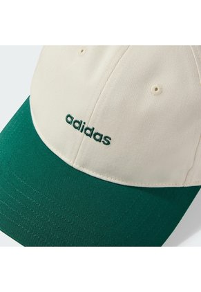 Gorra Entrenamiento Beige Adidas Béisbol Linear Embroidery