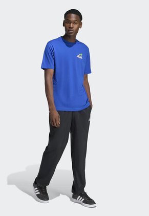 Camiseta adidas Sportswear Graphic Mini Embroidery Surfing Azul