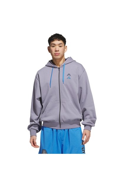 Buzo Basketball Morado Adidas Anthony Edwards Foundation Hombre