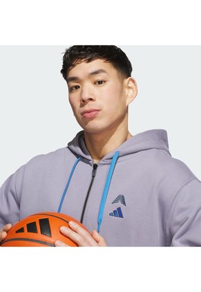 Buzo Basketball Morado Adidas Anthony Edwards Foundation Hombre