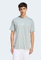 Camiseta adidas Sportswear Essentials 3 Rayas Verde de adidas Performance