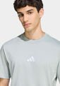 Camiseta adidas Sportswear Essentials 3 Rayas Verde de adidas Performance