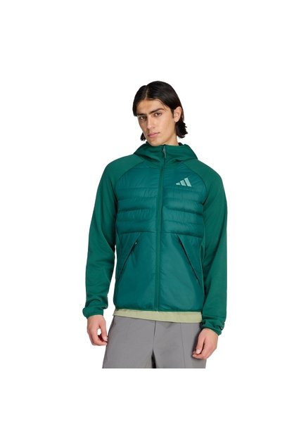 Chaqueta Senderismo Verde Adidas Terrex Multi Clima365 Hybrid Hombre