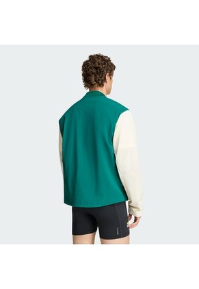 Chaqueta Running Verde Adidas Adizero Nyc Hombre