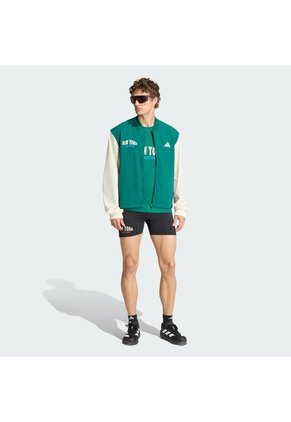 Chaqueta Running Verde Adidas Adizero Nyc Hombre