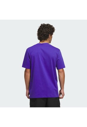 Camiseta Morada Adidas Graphic Emblem Hombre