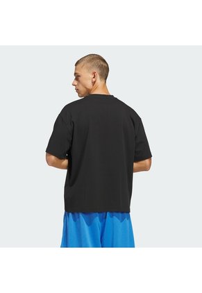 Camiseta Basketball Negra Adidas Anted Gc Tee Hombre