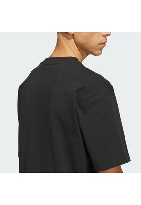 Camiseta Basketball Negra Adidas Anted Gc Tee Hombre