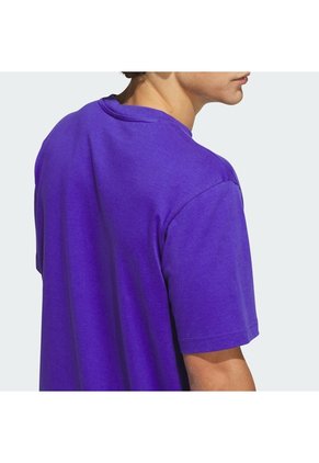 Camiseta Morada Adidas Graphic Emblem Hombre