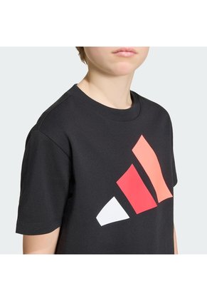 Camiseta Negra Adidas Essentials Niños