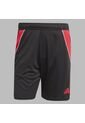 Pantaloneta Adidas Hombre Entrenamiento Tiro 24-Negro-Rojo de adidas Performance
