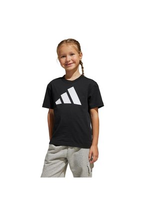 Camiseta Negra Adidas Essentials Niños
