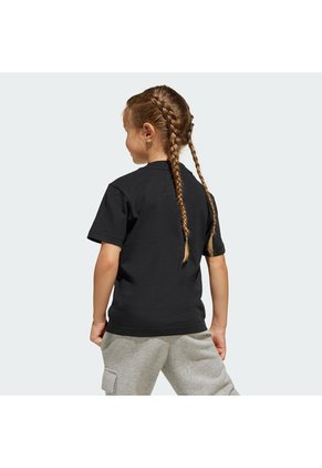 Camiseta Negra Adidas Essentials Niños