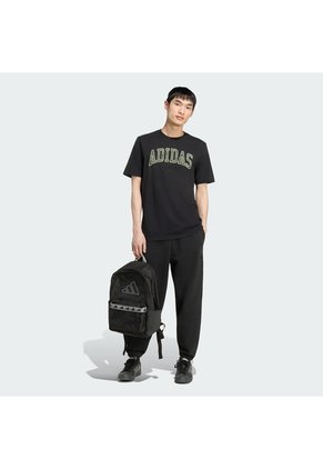 Camiseta Negra Adidas Camo Script Graphic Hombre