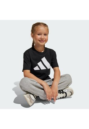 Camiseta Negra Adidas Essentials Niños